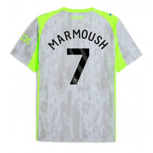 Manchester City Omar Marmoush #7 Jalkapallovaatteet Kolmaspaita 2025-26 Lyhythihainen